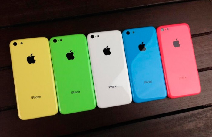 Colores del iPhone 5c