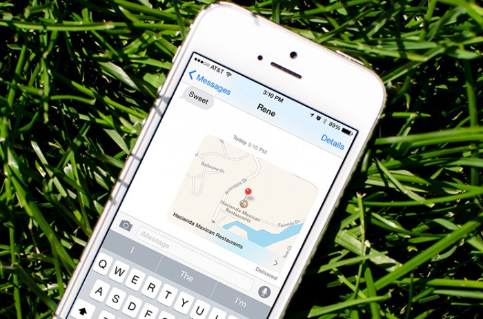 Como compartir tu ubicación con iOS 8