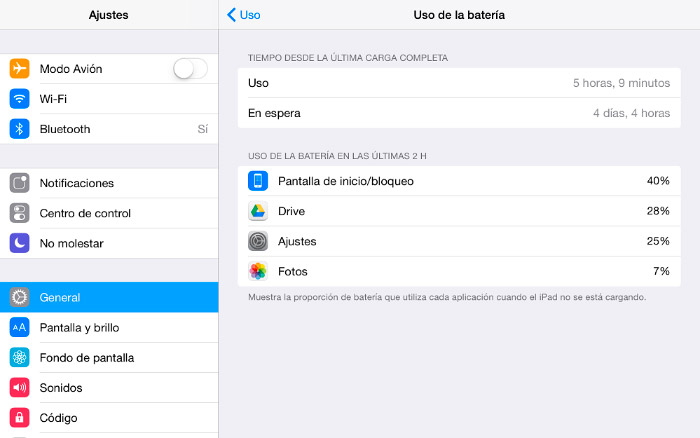 Cómo saber que apps consumen más batería en iOS